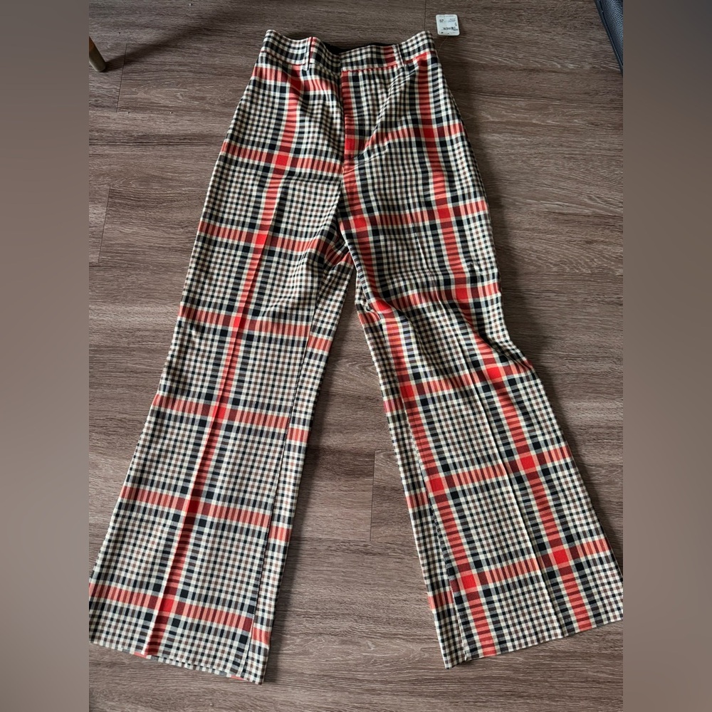 Free People Wide Leg Trousers size 12 NWT